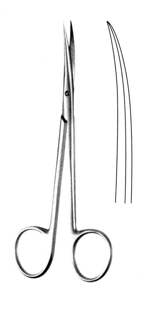 SLİM SİVRİ UÇLU DİSEKSİYON MAKASI 14CM